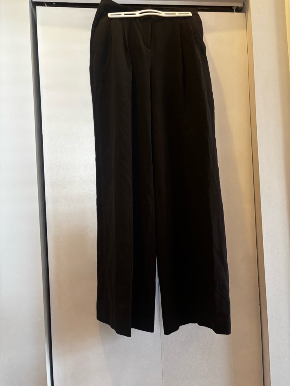 White House Black Market Black Wide Leg Trousers
